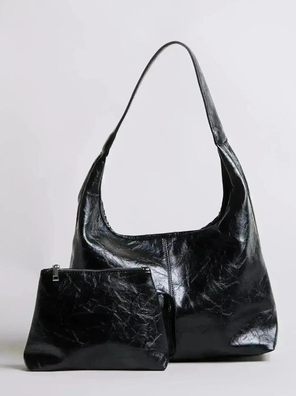 Brindisi - Bolso Hobo Brillante con Neceser