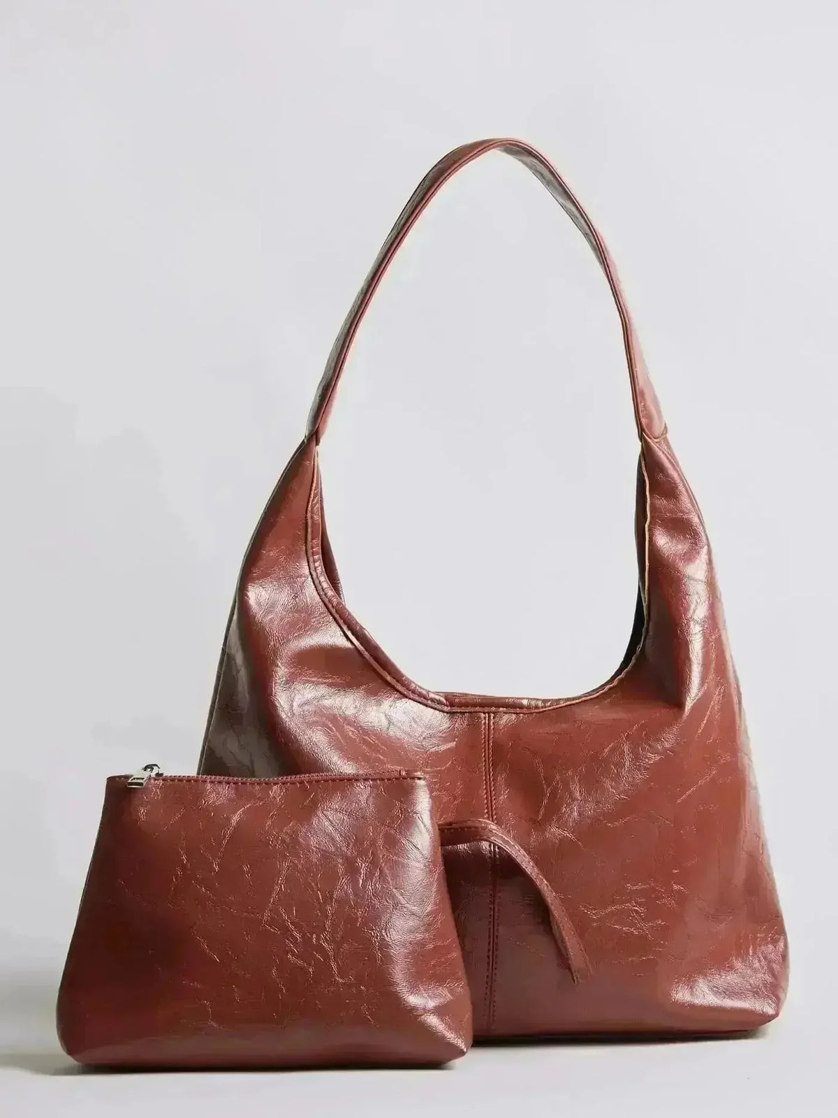 Brindisi - Bolso Hobo Brillante con Neceser