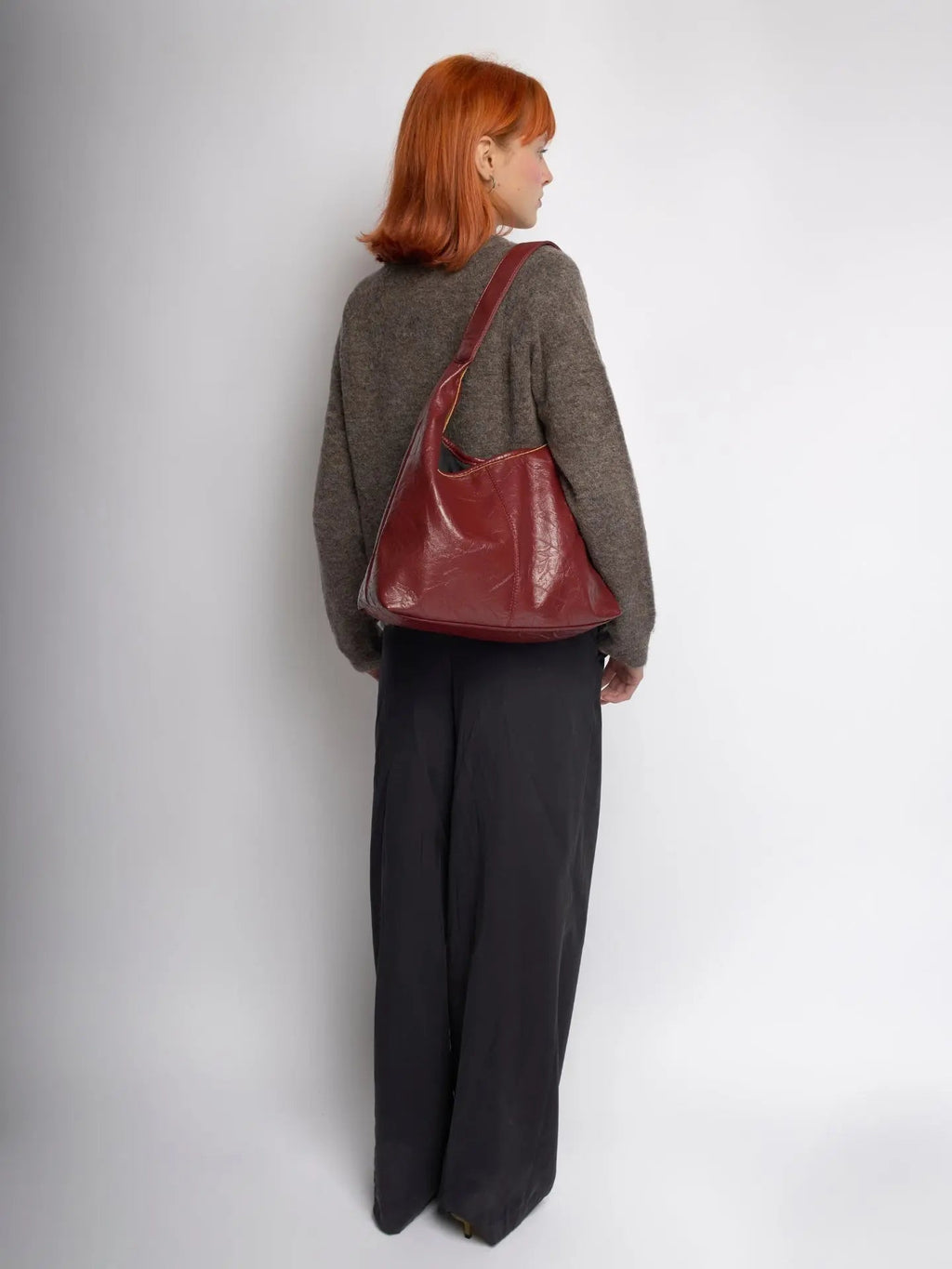 Brindisi - Bolso Hobo Brillante con Neceser