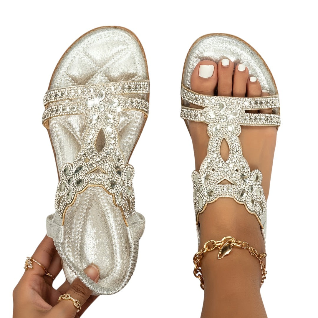 Salina - Sandalias Ortopédicas Brillo y Elegancia