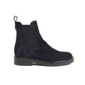 Lecco - Botines Chelsea de Ante Azul Marino con Brogue