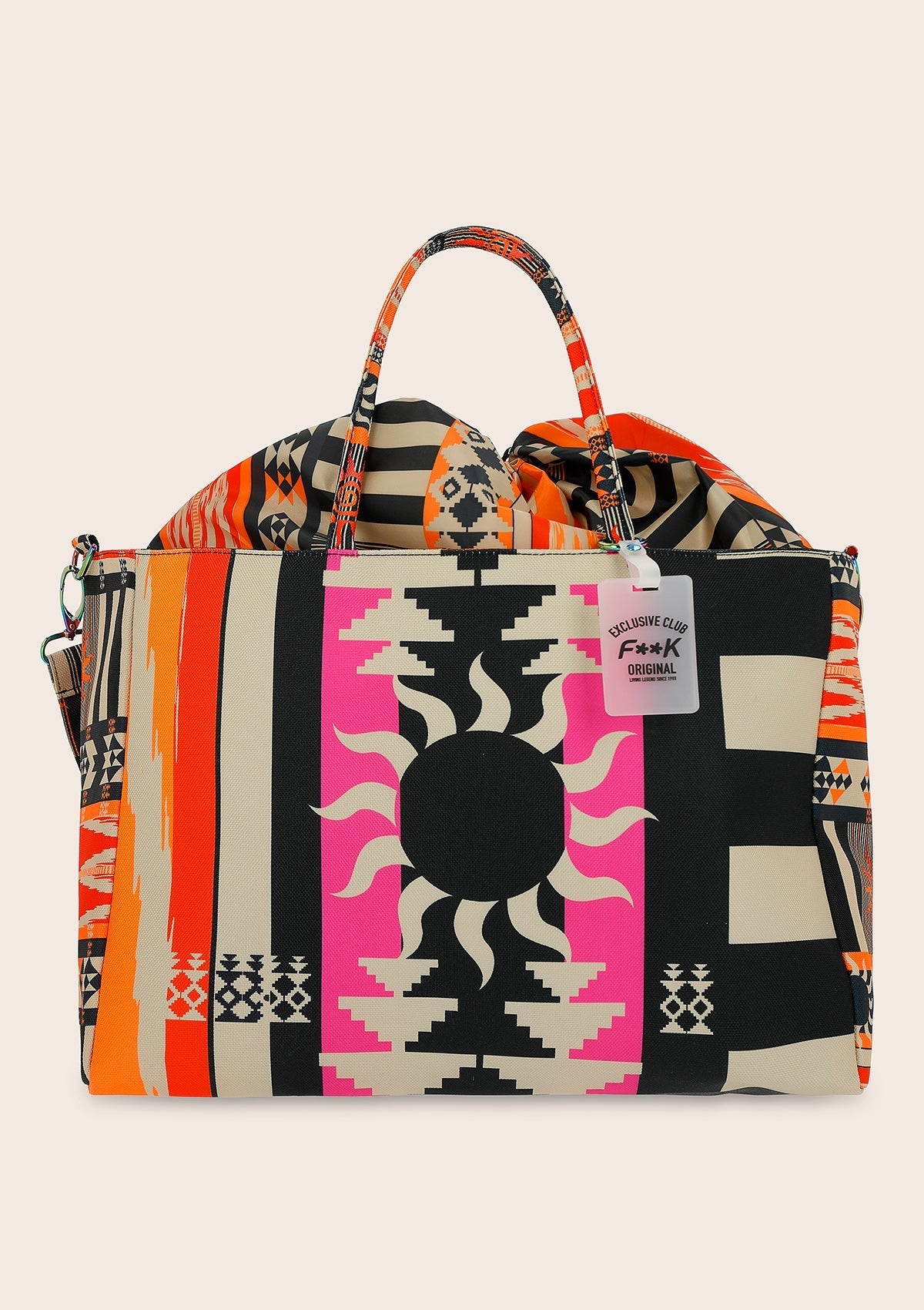 Maiori - Bolsa de Playa Canvas Estampada