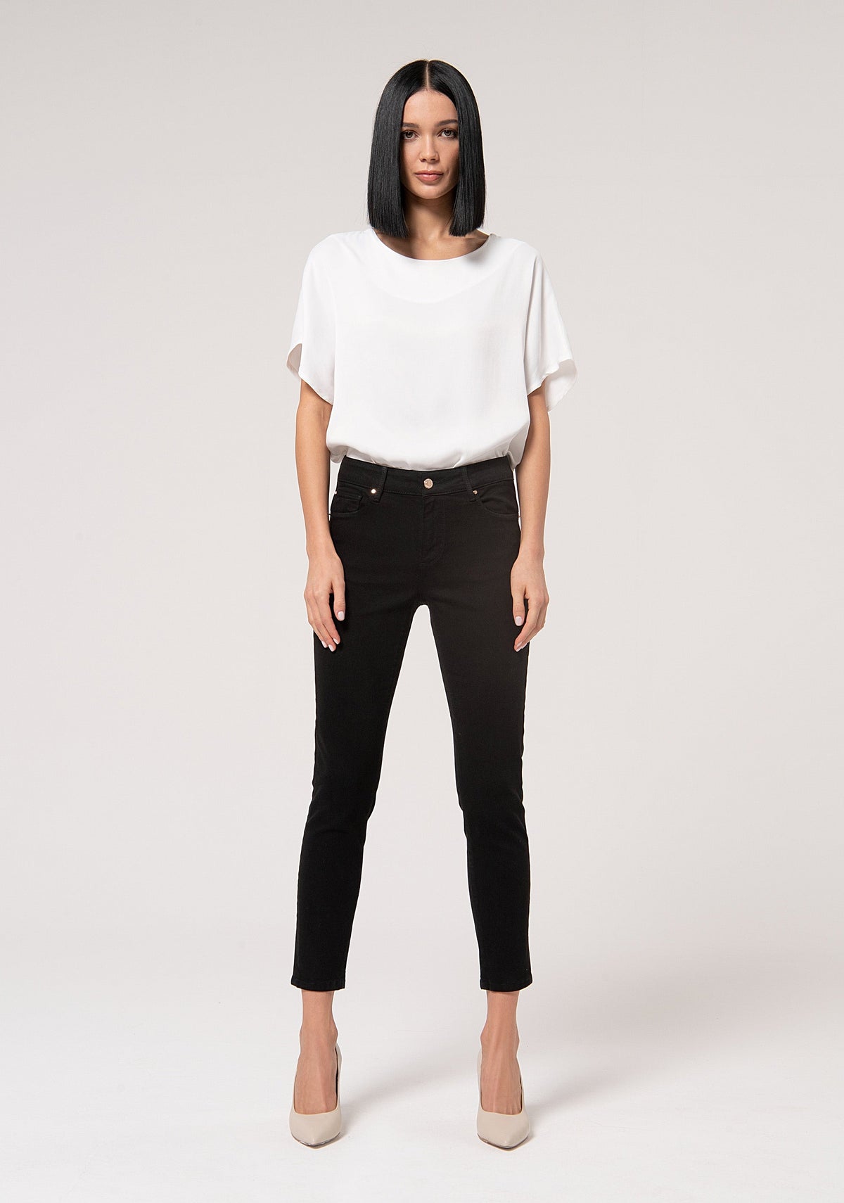 Padova - Pantalón Slim de Algodón con Efecto Perfect Shape