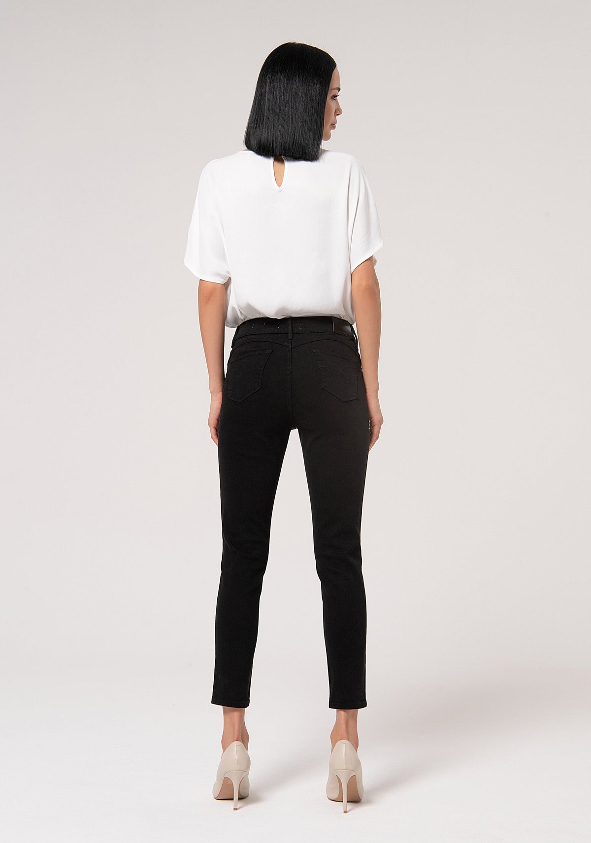Padova - Pantalón Slim de Algodón con Efecto Perfect Shape