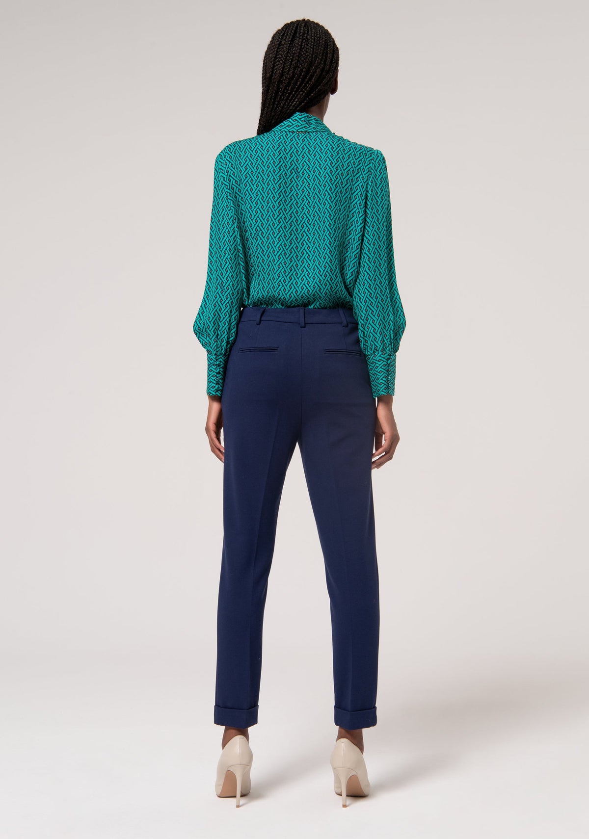 Piacenza - Pantalón Chino Slim en Tejido Stretch