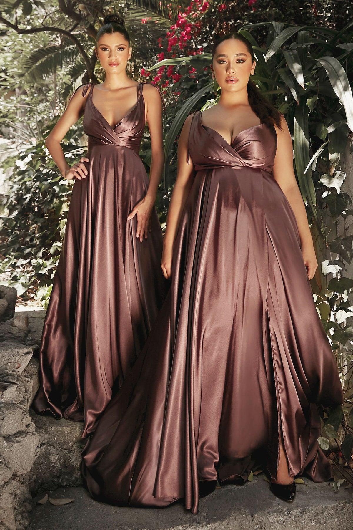 Verona - Vestido de Novia Satén Fluido Corte A con Escote V