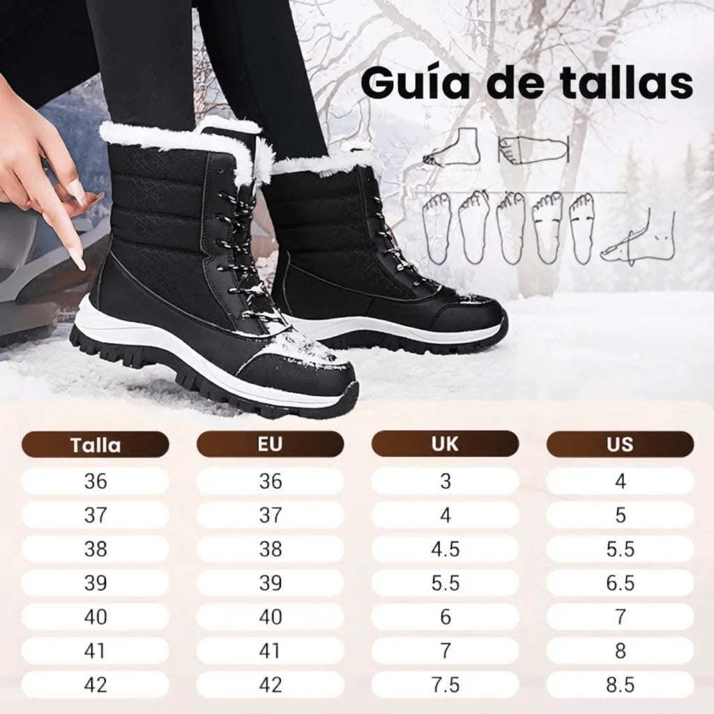 Guía de tallas botas Cortina