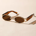 Ponza - Gafas de Sol Ovaladas con Puente Dorado
