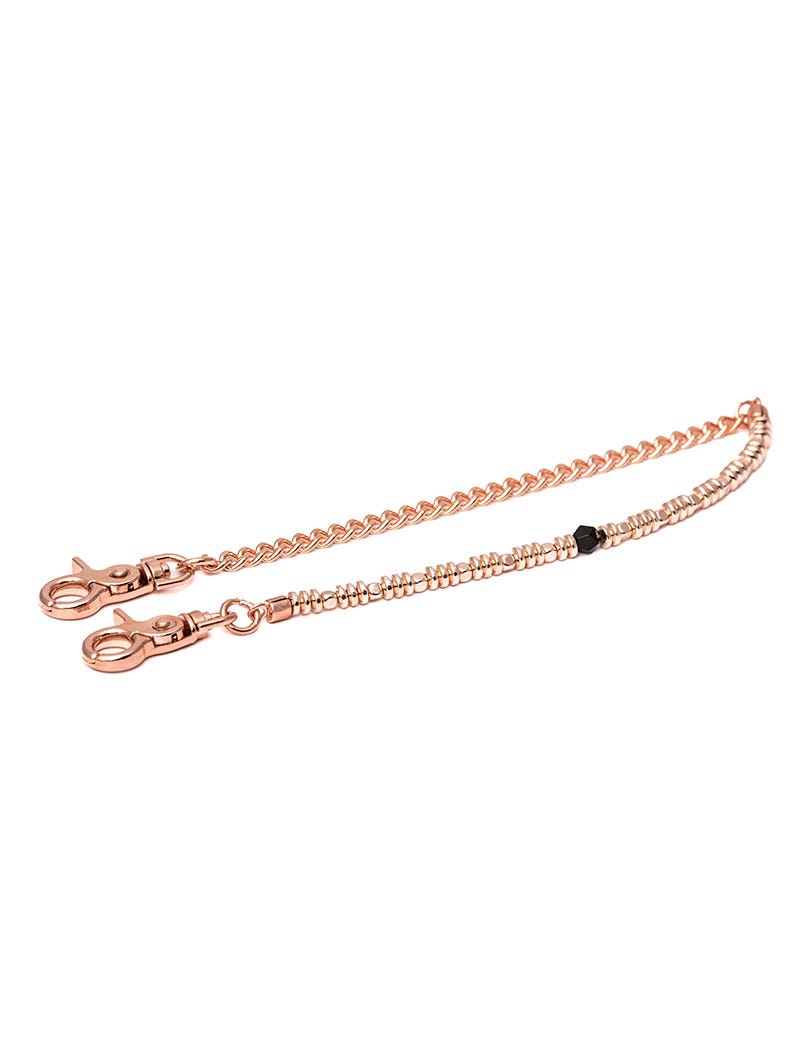 Cannobio - Cadena de Cuentas en Oro Rosa