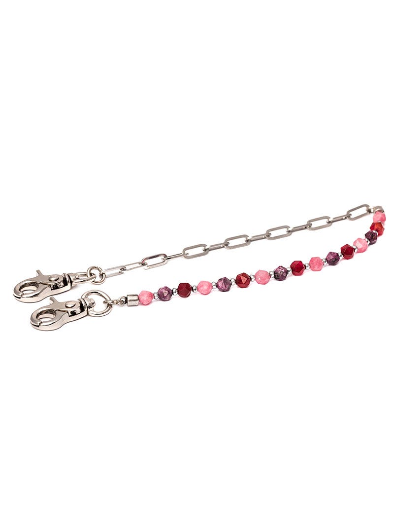 Cernobbio - Cadena de Cuentas en Fucsia