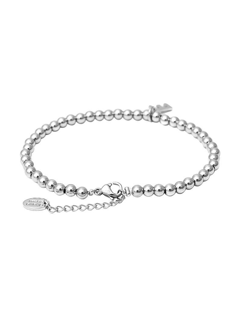 Orta - Pulsera de Letra Personalizada en Plata