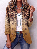Paola - Blazer Leopardo Degradado Ocre