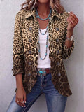 Ombretta - Chaqueta Leopardo Multicolor con Volantes