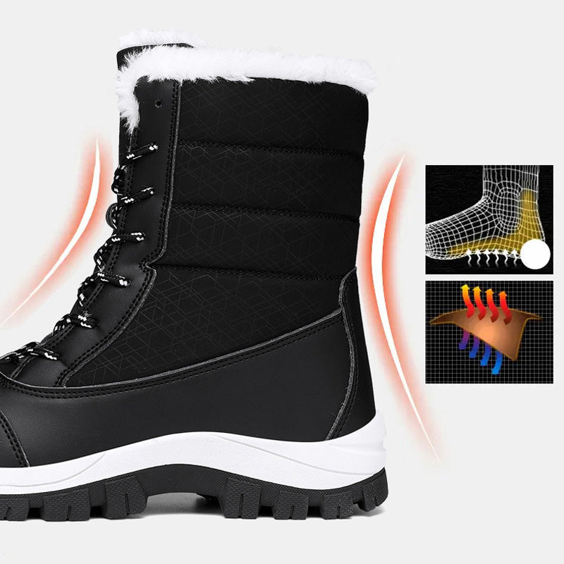Cortina | Botas de Nieve Impermeables con Forro Cálido